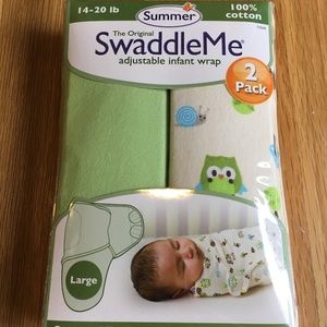 Pack of 2 Large Summer Swaddleme Swaddles